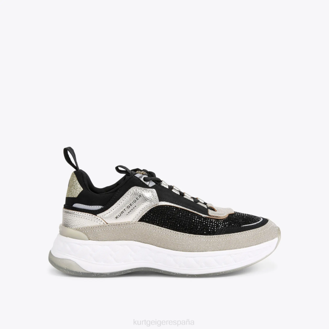 Kurt Geiger mujer zapatillas kensington londres 2LPR296 | calzados Gris oscuro